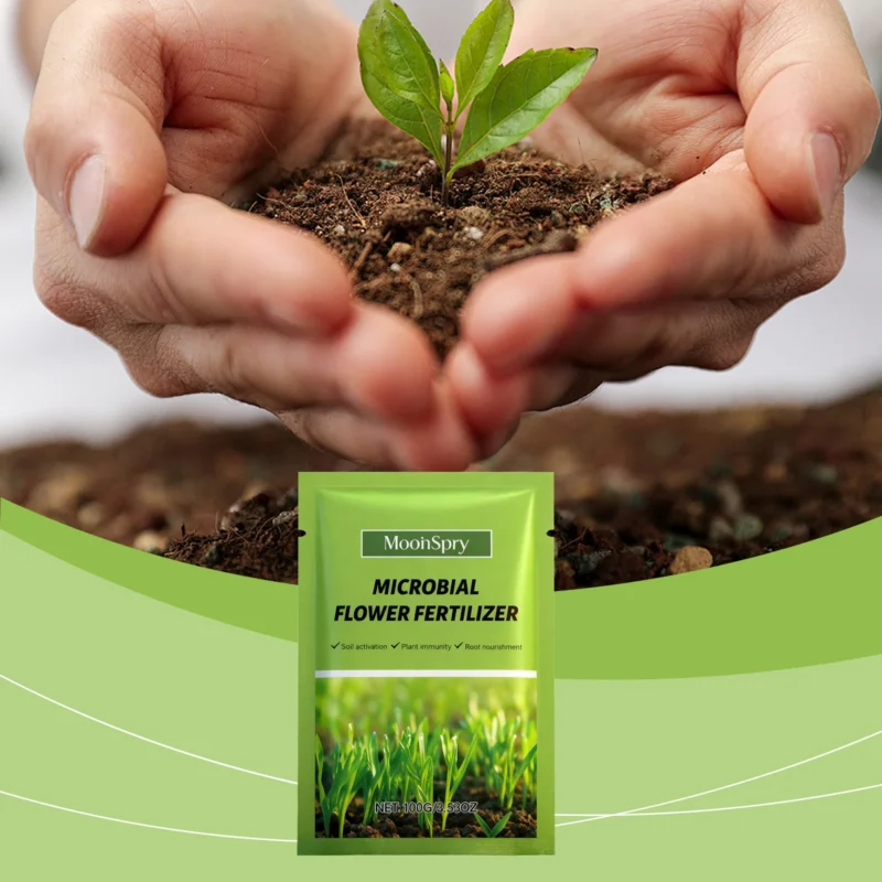 microbial-flower-fertilizer-spu986981798088-1 MoonSpry Microbial Flower Fertilizer for Indoor & Outdoor Plants - Soil Activation, Root Nourishment