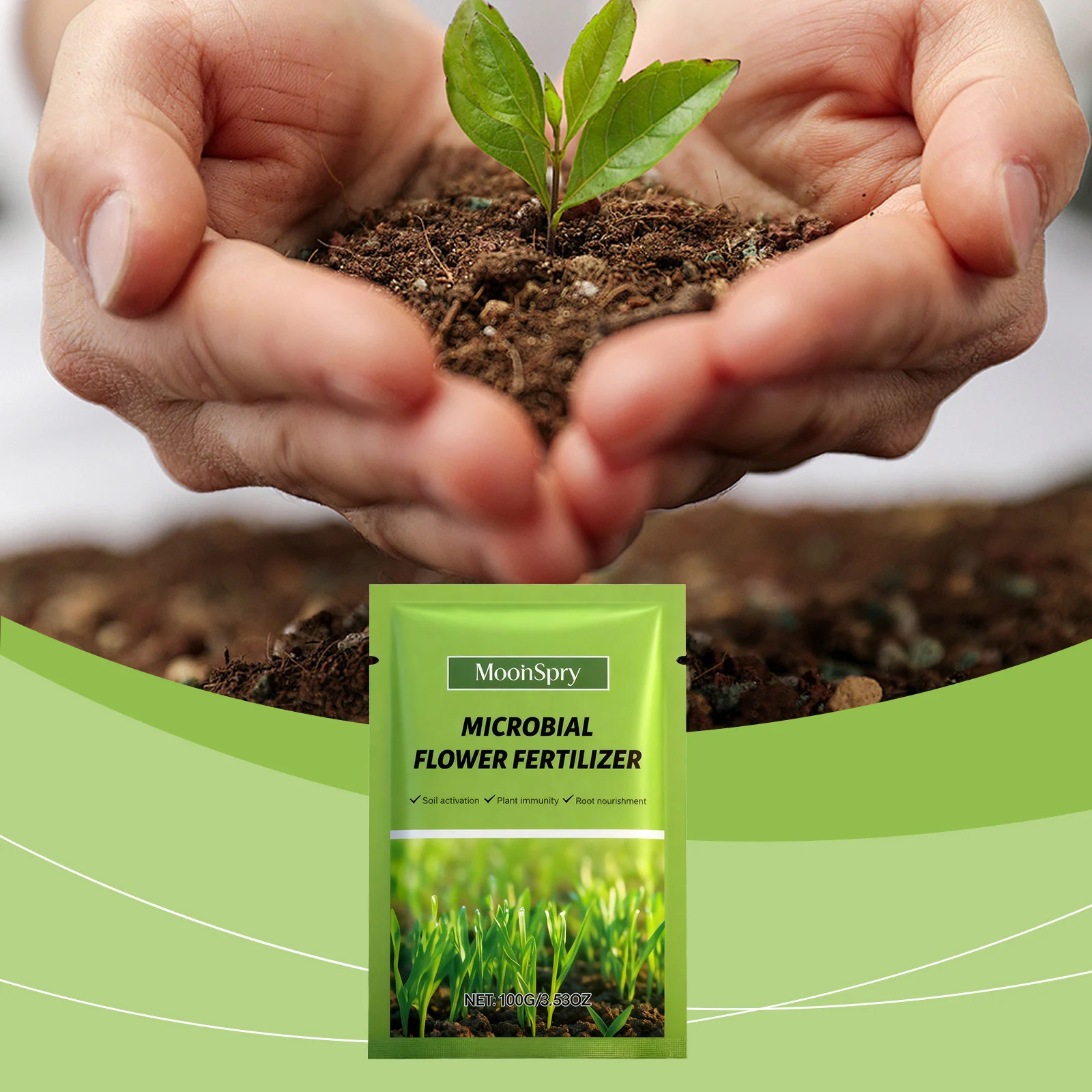 Microbial Flower Fertilizer for Indoor & Outdoor Plants - 100g 2 microbial flower fertilizer spu986981798088 desc 2