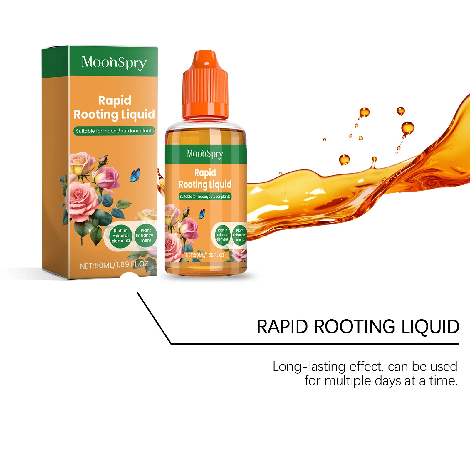 Rapid Rooting Liquid for Indoor and Outdoor Plants - 50ml 10 rapid rooting liquid spu822587702610 desc 10