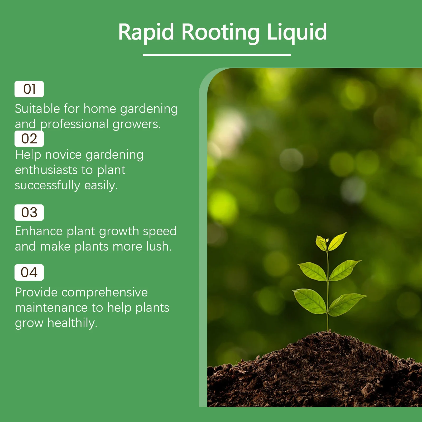 Rapid Rooting Liquid for Indoor and Outdoor Plants - 50ml 8 rapid rooting liquid spu822587702610 desc 8