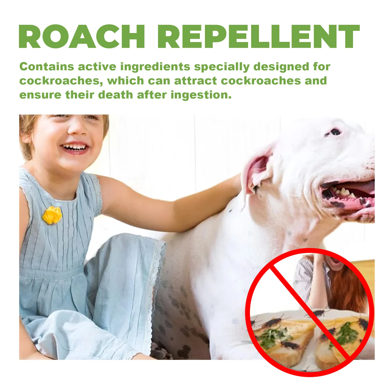 Roach Repellent Bait Traps - 12-Piece Home Infestation Kit 10 roach repellent bait traps spu777098188805 desc 10