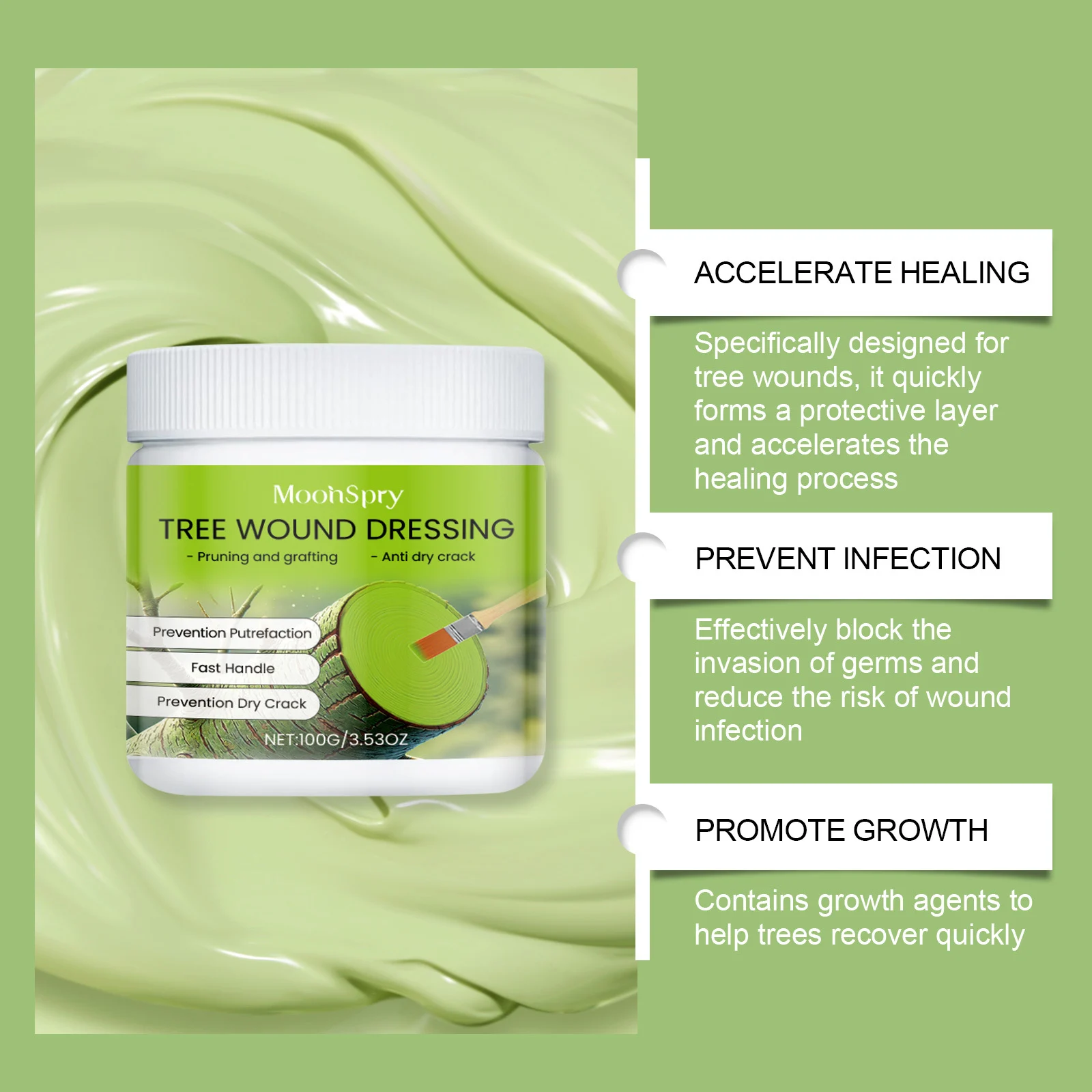 Tree Wound Dressing for Pruning and Grafting - 100g Healing Paste 7 tree wound healing paste spu913181056852 desc 7